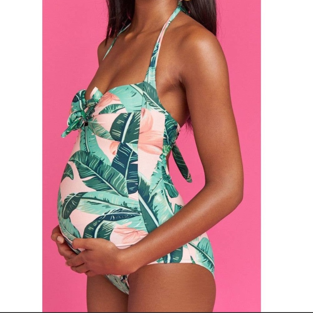 Show Me Your Mumu Babymoon Maternity One Piece ~ in Beverly Barbie - Picture 2 of 14